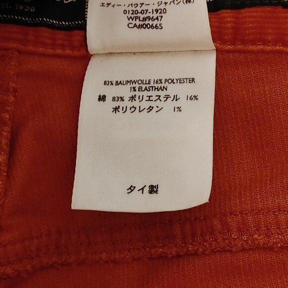 Eddie Bauer Corduroy Pants Women's Size 6 Natural Fit BURNT ORANGE - Picture 4 of 8